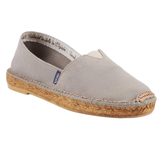 Viscata Shoes - VISCATA Tan Slip-On Canvas Espradrilles NIB Size 42 Fits US 9.5